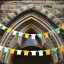 West Park church with bunting